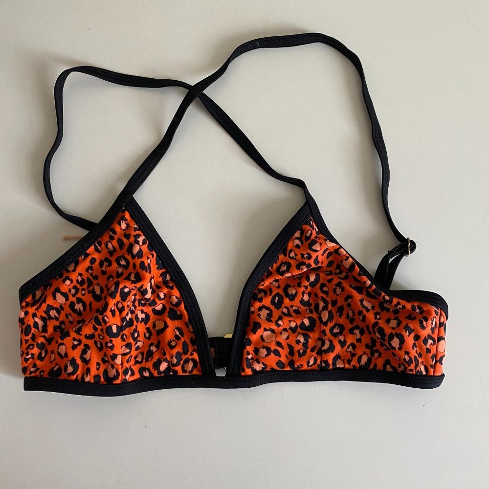 MINKPINK Animal Print Triangle Bikini- Like New (XS)